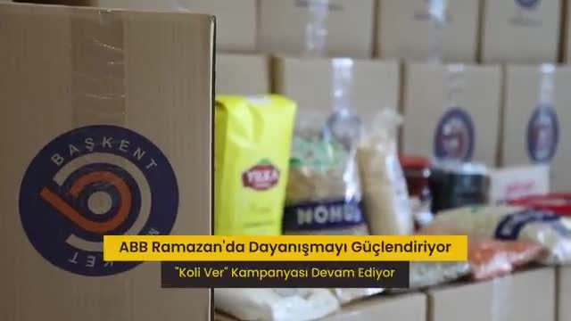 Ankara Büyükşehir Belediyesi, “Koli Ver” kampanyası ile dayanışmayı güçlendiriyor