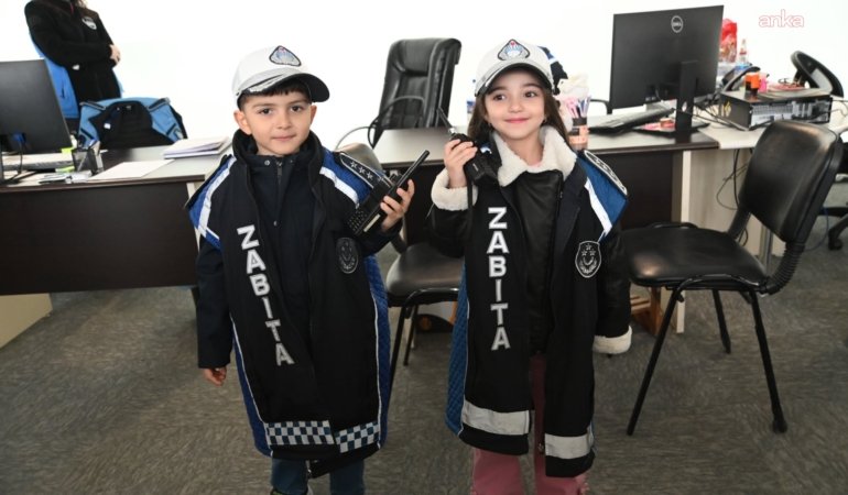 Tekirdağ’da minik öğrenciler zabıta teşkilatı ve zabıtalık mesleğiyle tanıştı