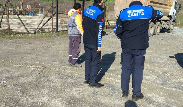 Lüleburgaz Belediyesi’nden kaçak döküme 155 bin TL ceza