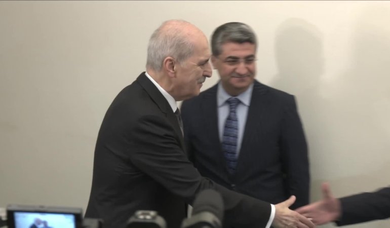 Kurtulmuş, süreç Komisyonu’na katılan siyasi parti gruplarını ziyaret ediyor… Ekmen: “Şimdi raporun gereklerini yerine getirme zamanıdır”
