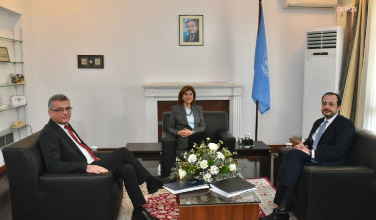 KKTC Cumhurbaşkanı Erhürman ile GKRY Lideri  Hristodoulides bugün görüşüyor