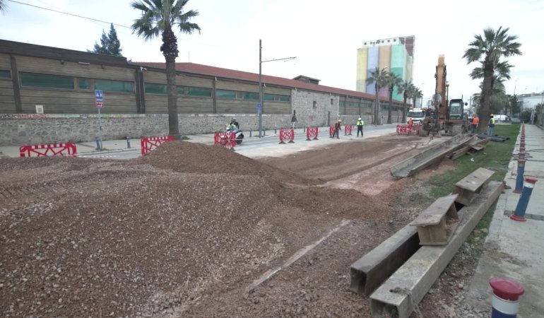 İzmir Alsancak’ta dev altyapı çalışması